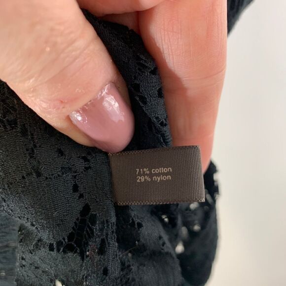 NWT The Limited Black Lace Top Size Small - Picture 5 of 5